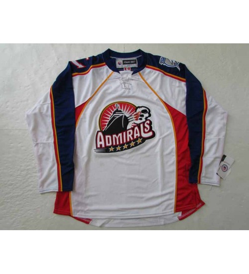 Custom AHL Norfolk Admirals Authentic Premier Hockey Jersey White