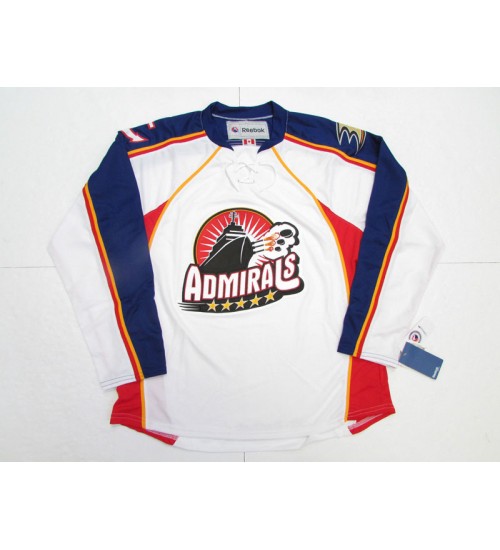 Custom AHL Norfolk Admirals Premier Hockey Jersey White