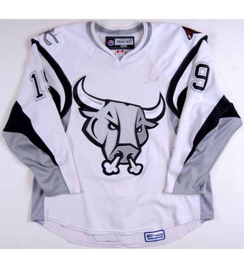 Custom AHL San Antonio Rampage 19 Matt Murley Authentic Hockey Jersey White