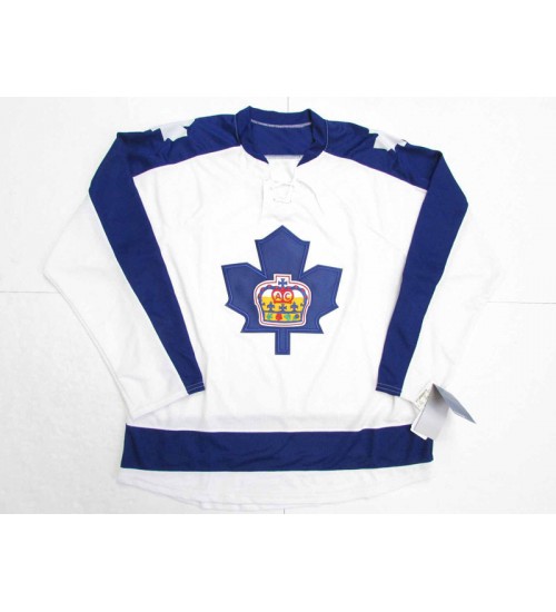 Custom AHL Toronto Marlies Premier Authentic Hockey Jersey Alternate White