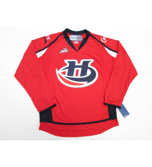 Custom CHL Lethbridge Hurricanes Red WHL Premier Authentic Hockey Jersey