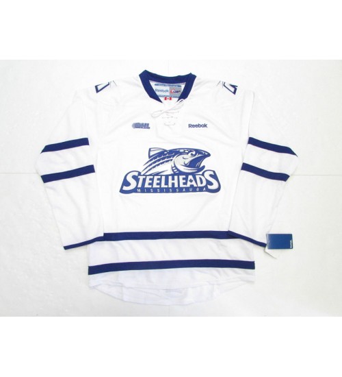 Custom CHL Mississauga Steelheads OHL Premier Hockey Jersey White