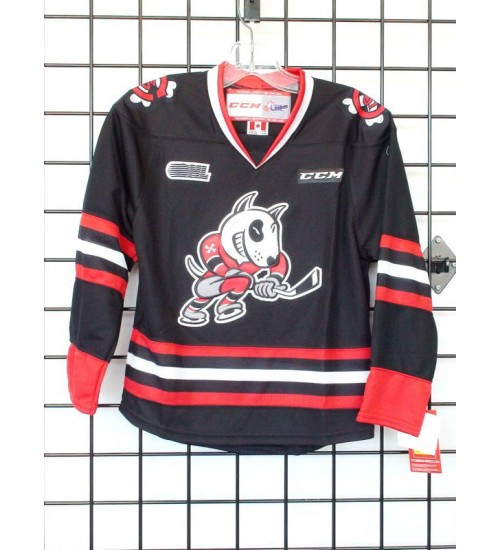 Custom CHL Niagara IceDogs OHL Premier Hockey Jersey Black