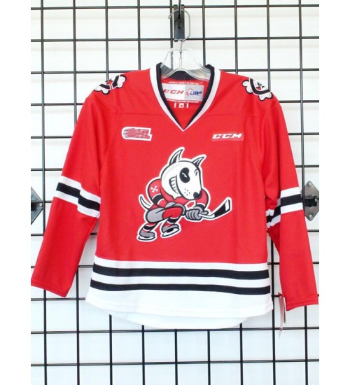 Custom CHL Niagara IceDogs OHL Premier Hockey Jersey Red