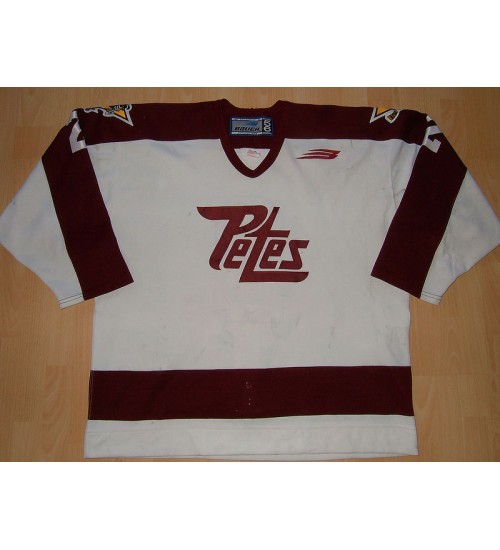 Custom CHL Peterborough Petes 2 Aaron Dawson Authentic Hockey Jersey Home White