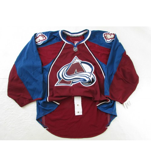 Custom Colorado Avalanche goaltender Authentic Premier Hockey Jersey Home Maroon