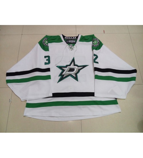 Custom Dallas Stars goaltender Authentic Premier Hockey Jersey Away White