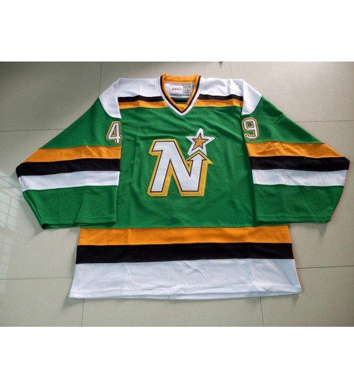 Custom Dallas Stars goaltender Authentic Premier Hockey Jersey Green