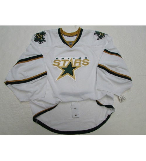 Custom Dallas Stars goaltender Authentic Premier Hockey Jersey Road White