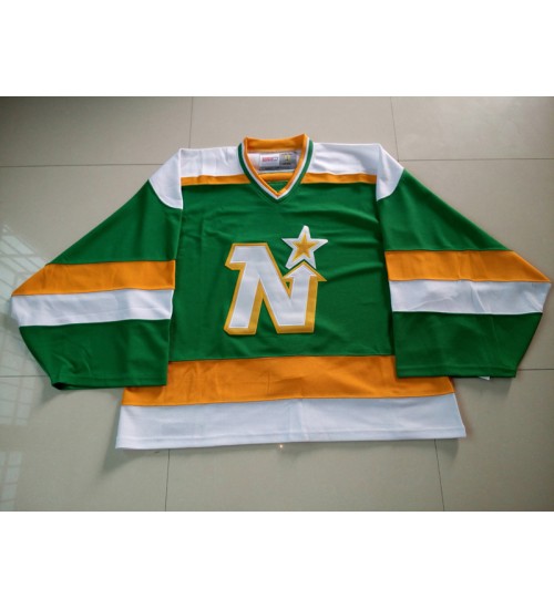 Custom Dallas Stars goaltender Authentic Premier Hockey Jersey Throwback Green