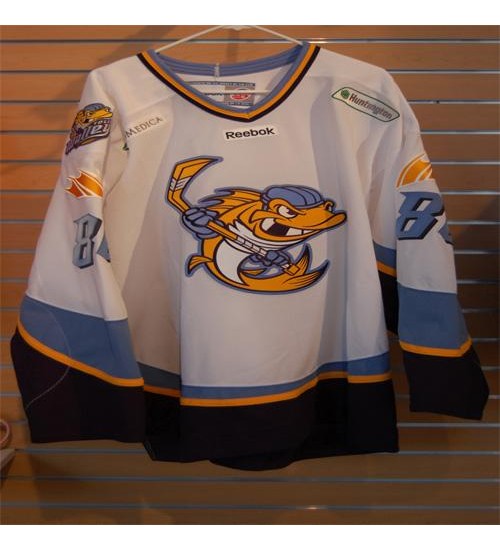 Custom ECHL Toledo Walleye 86 Evan Rankin Authentic Hockey Jersey White