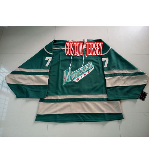 Custom Minnesota Wild goaltender Authentic Premier Hockey Jersey Alternate Green