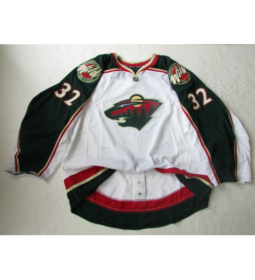 Custom Minnesota Wild goaltender Authentic Premier Hockey Jersey Away White