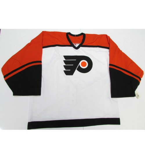 Custom Philadelphia Flyers goaltender Authentic Retro Hockey Jersey Away White