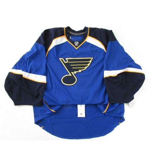 Custom St Louis Blues goaltender Blue Home Premier Authentic Hockey Jersey