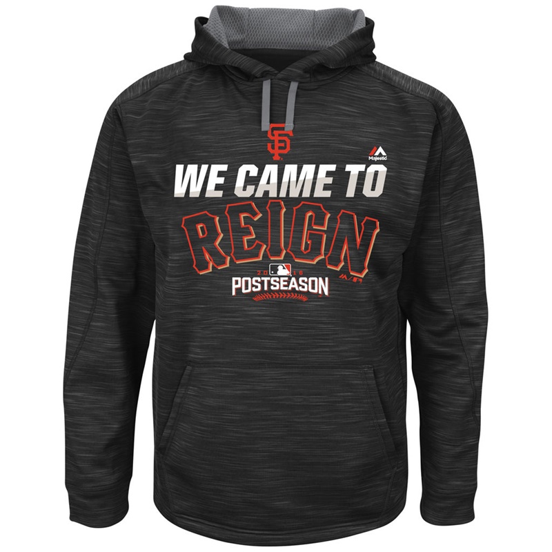 2016 Postseason San Francisco Giants Black Came To Reign Streak Fleece Hoodie