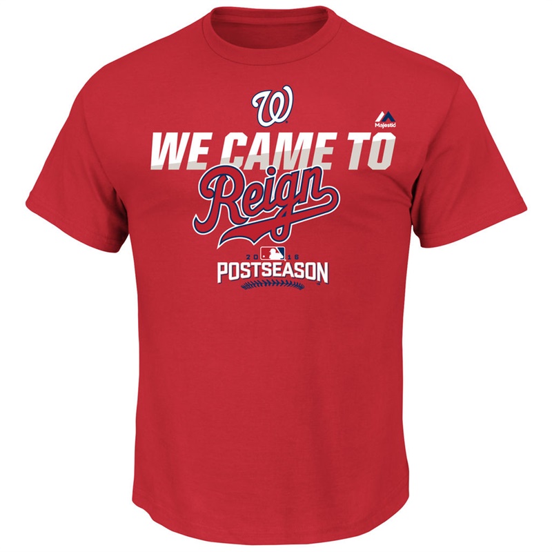 2016 Postseason Washington Nationals Red Came To Reign T-Shirt