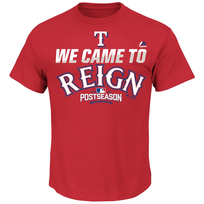 2016 Postseason Texas Rangers Red Came To Reign T-Shirt