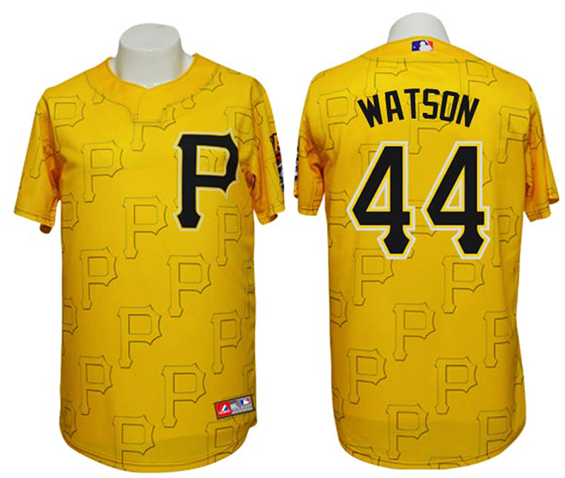 Pittsburgh Pirates #44 Tony Watson Conventional 3D Version Gold Jersey