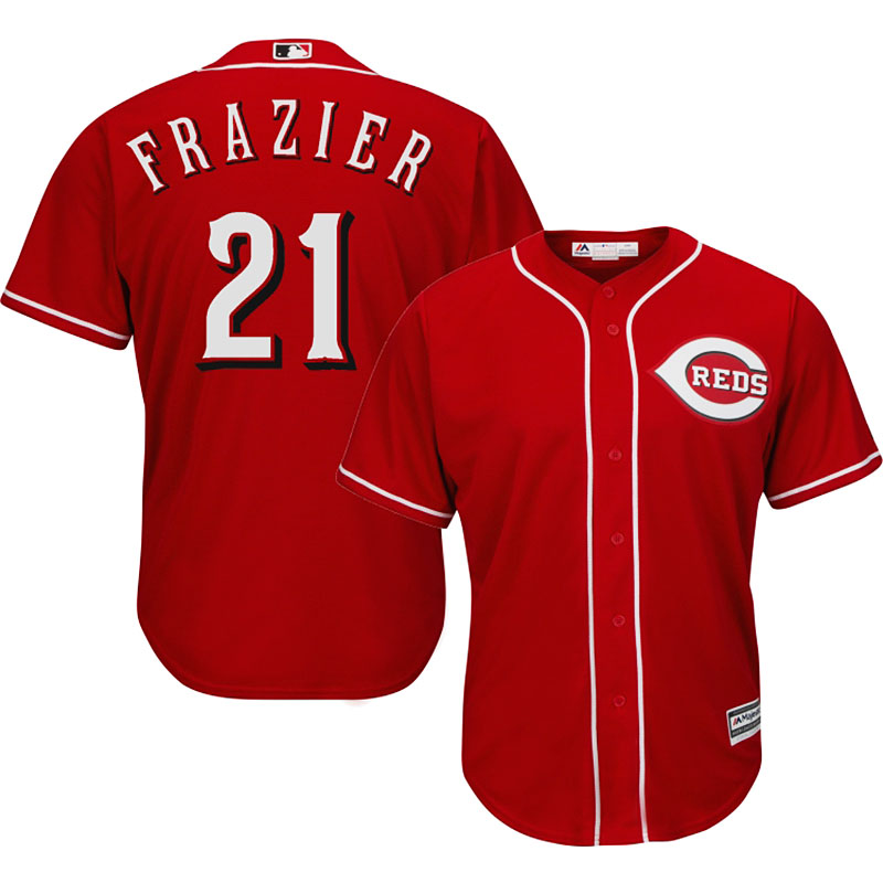 Cincinnati Reds #21 Todd Frazier Red Cool Base Alternate Jersey