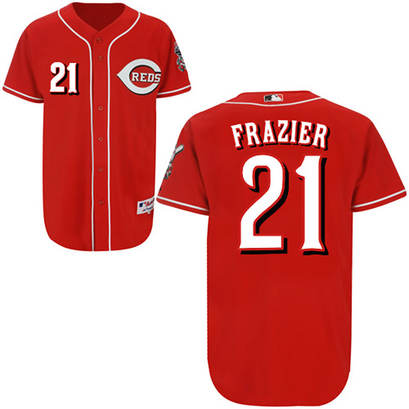 MLB Cool Base Cincinnati Reds #21 Todd Frazier Jersey