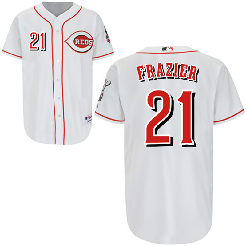 MLB Cool Base Cincinnati Reds #21 Todd Frazier Jersey