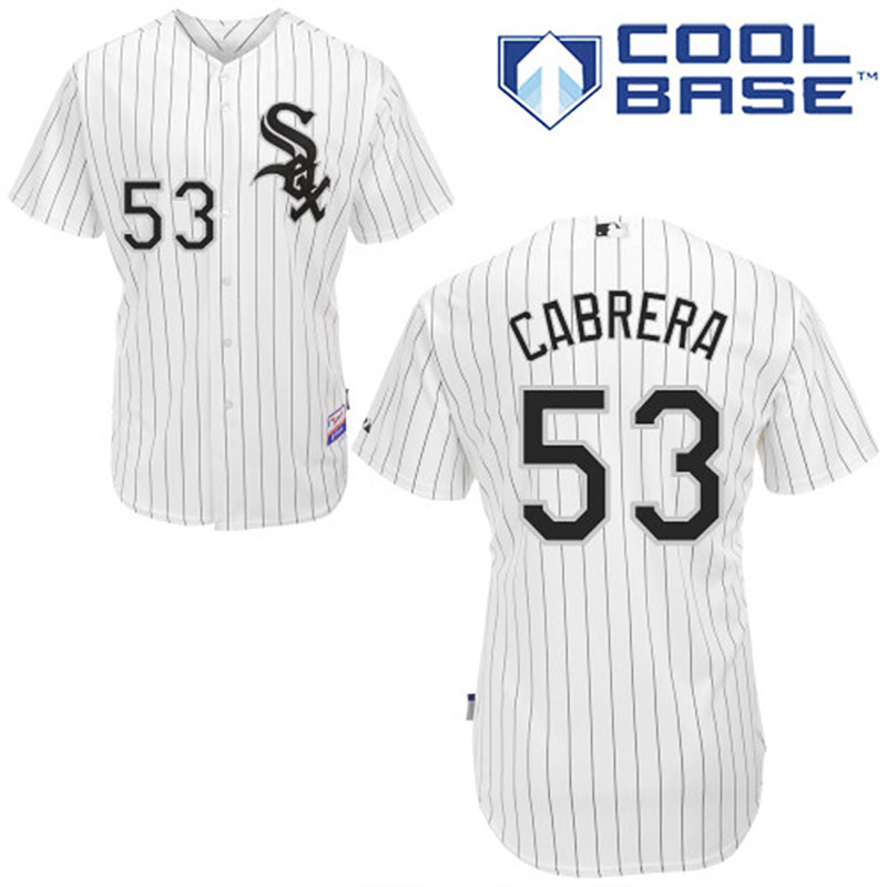 Chicago White Sox #53 Melky Cabrera Authentic White Jersey