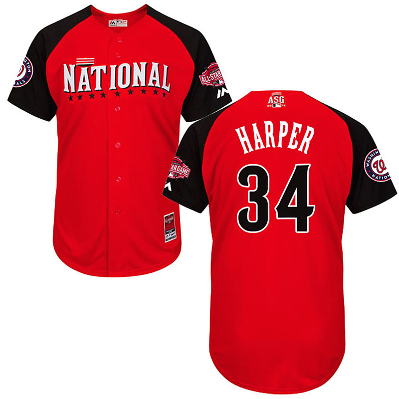 2015 MLB All Star Washington Nationals #34 Bryce Harper Jersey