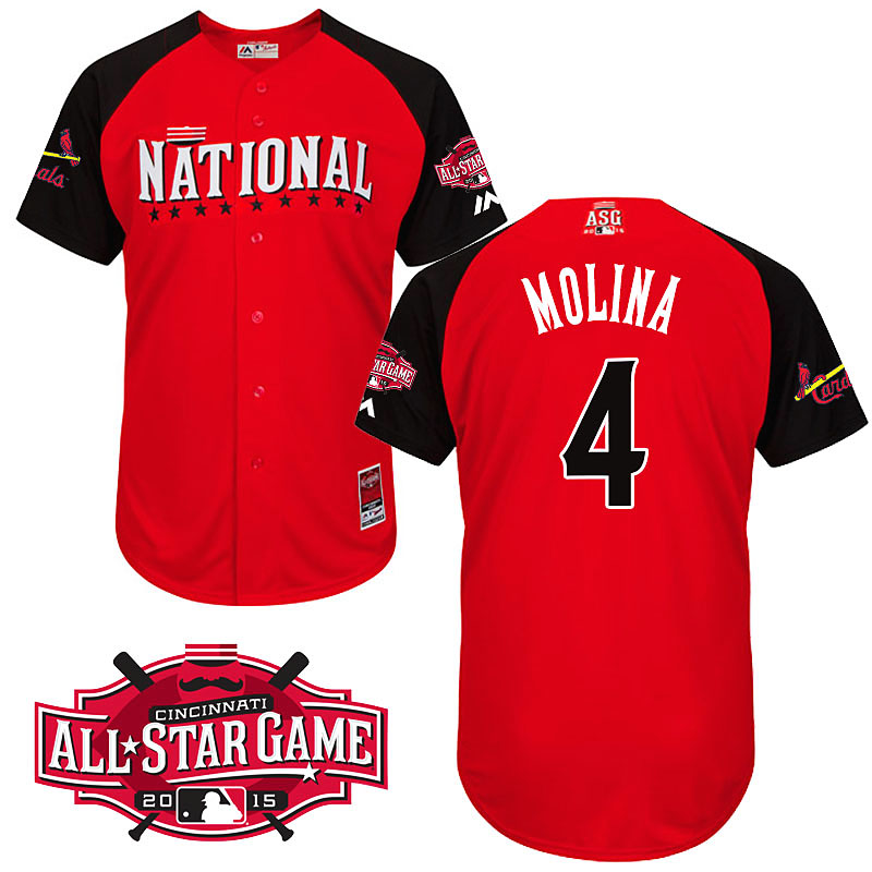 2015 MLB All Star National St. Louis Cardinals #4 Yadier Molina Jersey