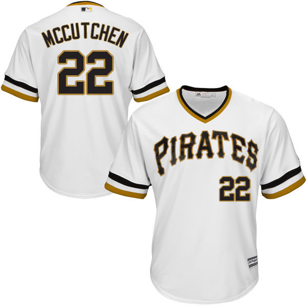 Pittsburgh Pirates Andrew McCutchen Majestic #22 Authentic Collection Flexbase White Jersey