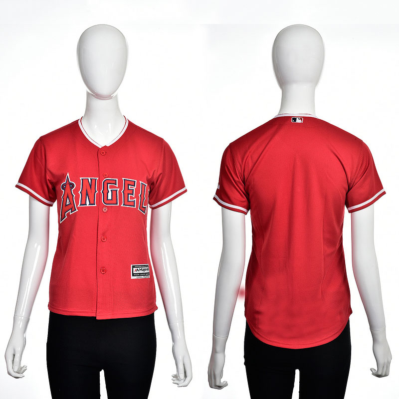 Women's Los Angeles Angels of Anaheim Red 2016 Cool Base Team Jersey