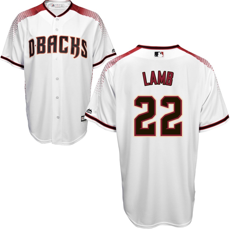 Arizona Diamondbacks Jake Lamb #22 White 2017 Cool Base Jersey