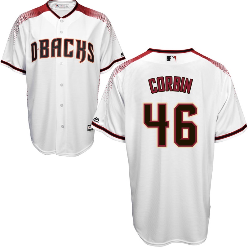 Arizona Diamondbacks Patrick Corbin #46 White 2017 Cool Base Jersey