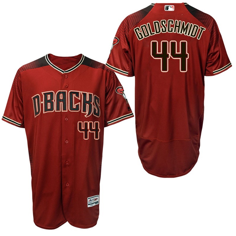 Arizona Diamondbacks Paul Goldschmidt #44 Crimson 2017 Authentic Collection Flex Base Jersey