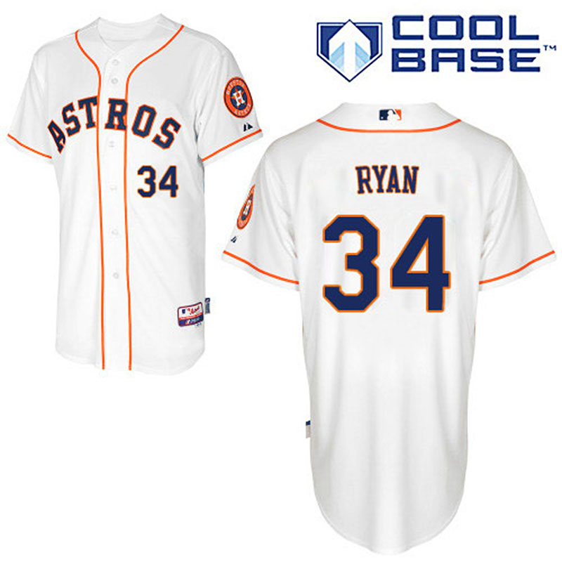 MLB Houston Astros #34 Nolan Ryan Cool Base Jersey