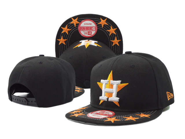 Houston Astros New Era Black Adjustable Performance Hat