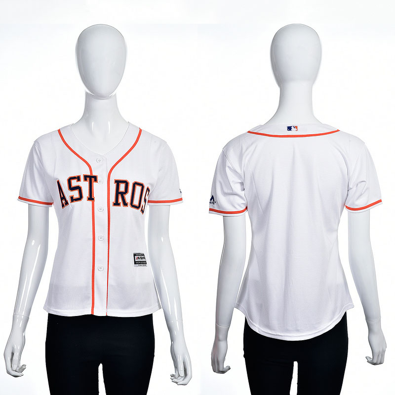 Women's Houston Astros White 2016 Cool Base Team Jersey