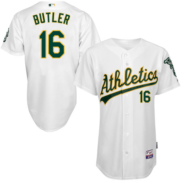 Oakland Athletics #16 Billy Butler White 6300 Player Authentic Jersey