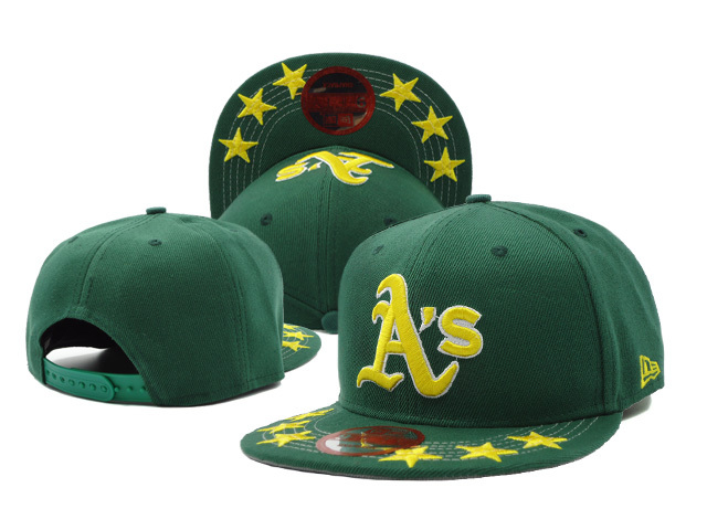 Oakland Athletics New Era Green Adjustable Performance Hat