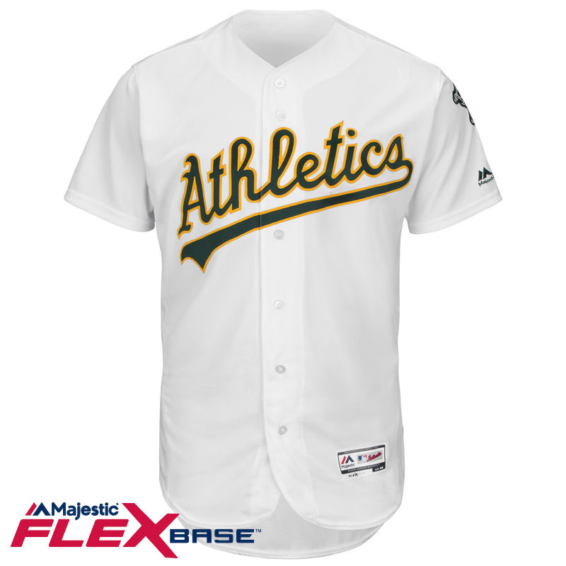 Oakland Athletics White Flexbase Authentic Collection Team Jersey