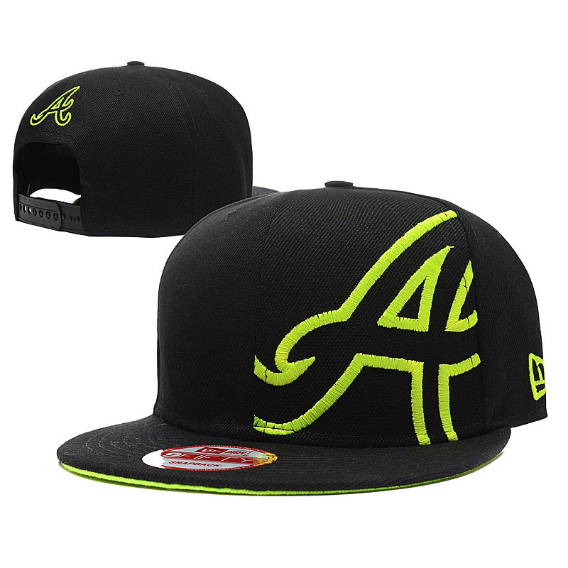 Atlanta Braves New Era Black Adjustable Hat