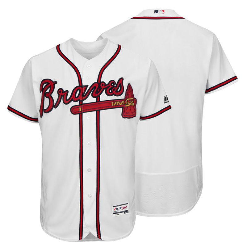 Atlanta Braves White Flexbase Authentic Collection Team Jersey