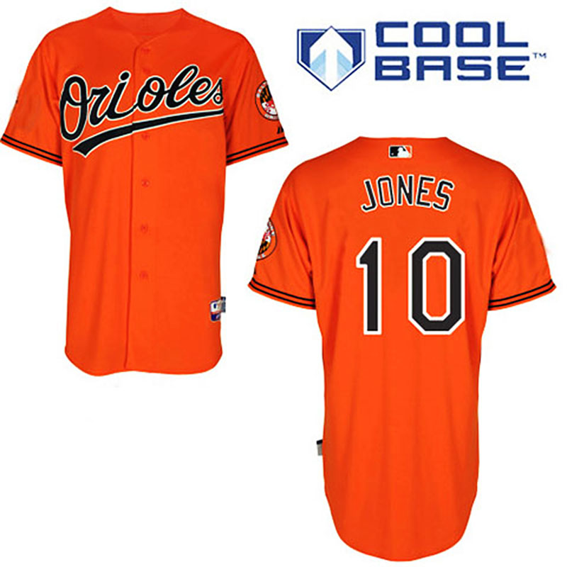 Baltimore Orioles #10 Adam Jones Orange Cool Base Jersey