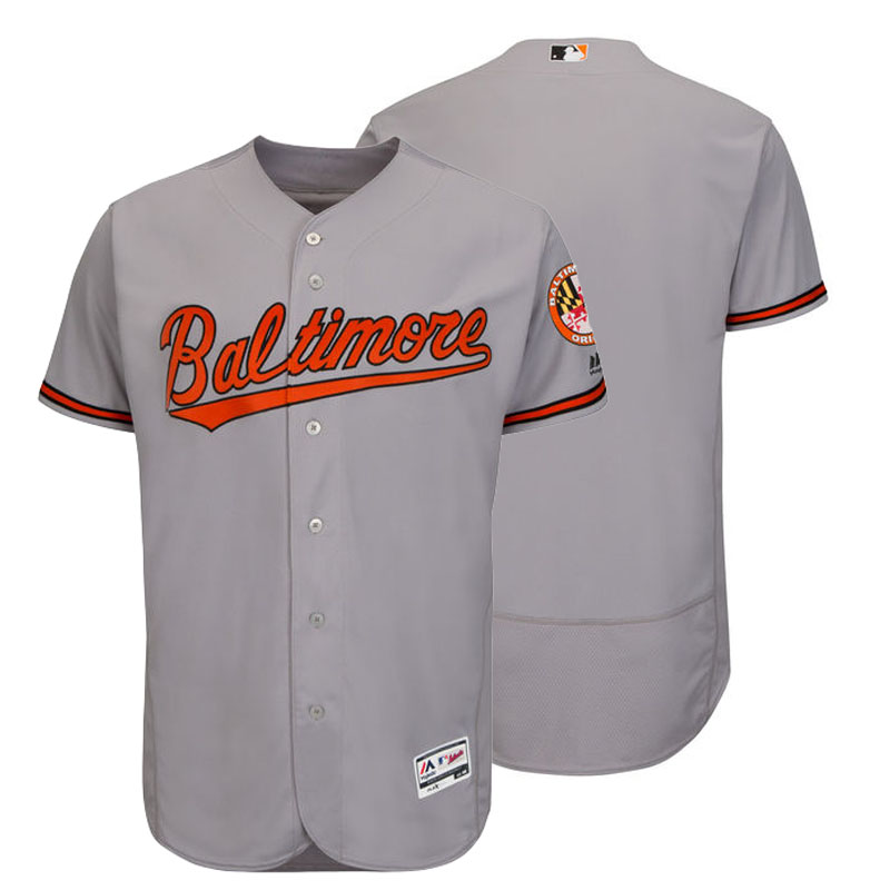 Baltimore Orioles Gray Flexbase Authentic Collection Team Jersey