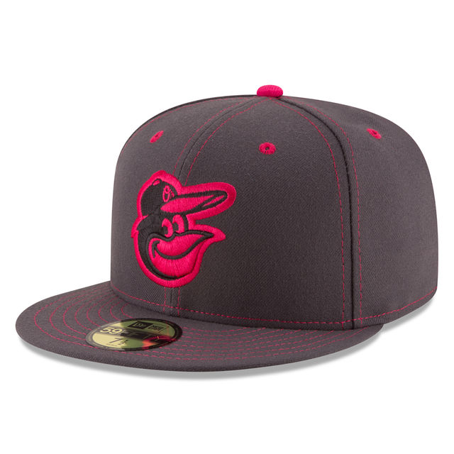 Baltimore Orioles New Era Graphite 2016 Mother's Day 59FIFTY Fitted Hat