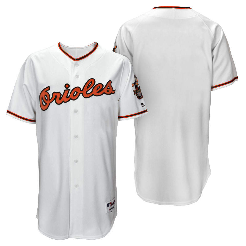 Baltimore Orioles White 1966 Turn Back the Clock Throwback 50th Anniversary Team Jersey