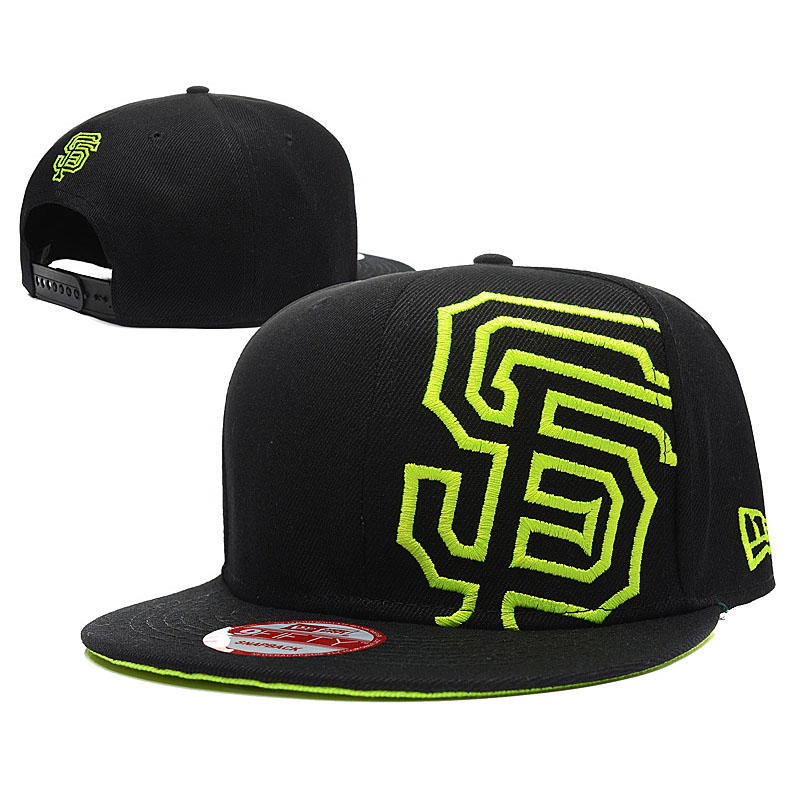 San Francisco Giants New Era Black Adjustable Hat