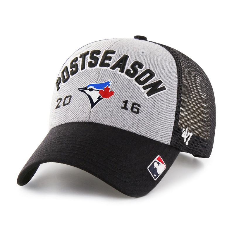 Toronto Blue Jays Gray Black 2016 Postseason Tamarac Locker Room Adjustable Hat