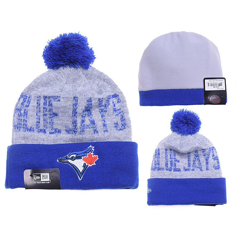 Toronto Blue Jays Gray Clubhouse Cuffed Knit Hat