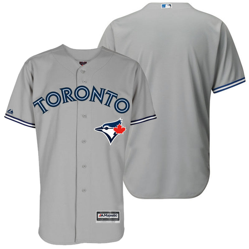 Toronto Blue Jays Gray Authentic Cool Base Team Jersey